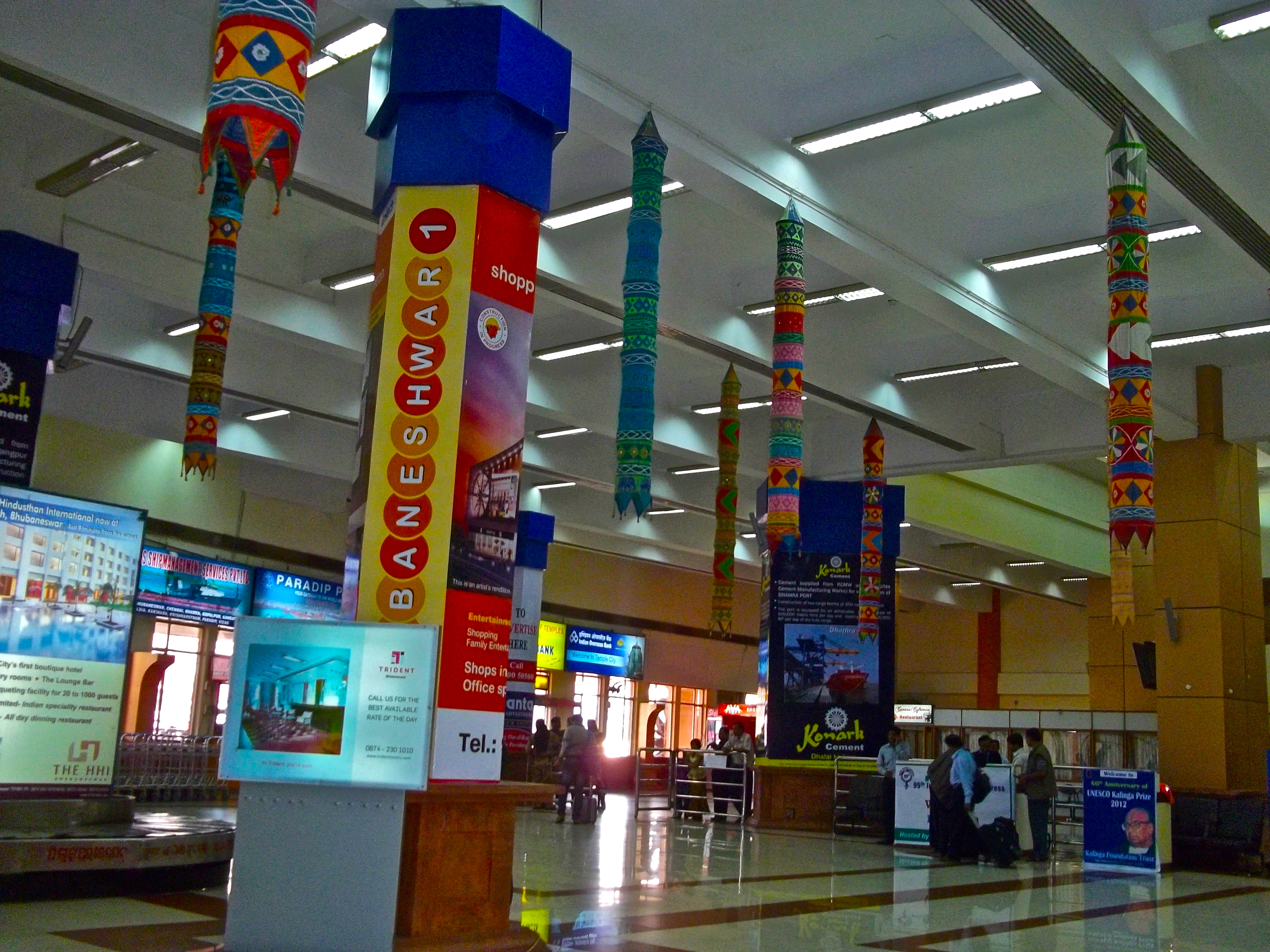 Biju Patnaik Airport serves the Indian city of Bhubaneswar.
